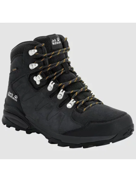 Buty trekkingowe Jack Wolfskin Refugio Texapore Mid czarne
