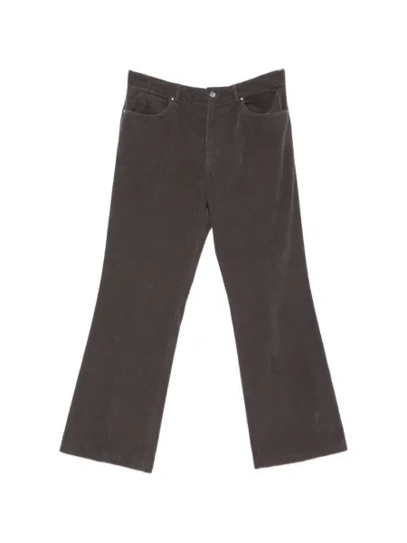 Pantaloni Second/layer de catifea cord maro
