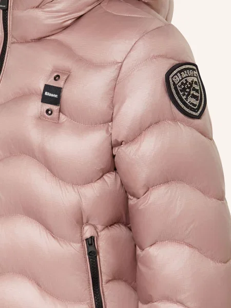Blauer Kurtka Pikowana Larose rosa