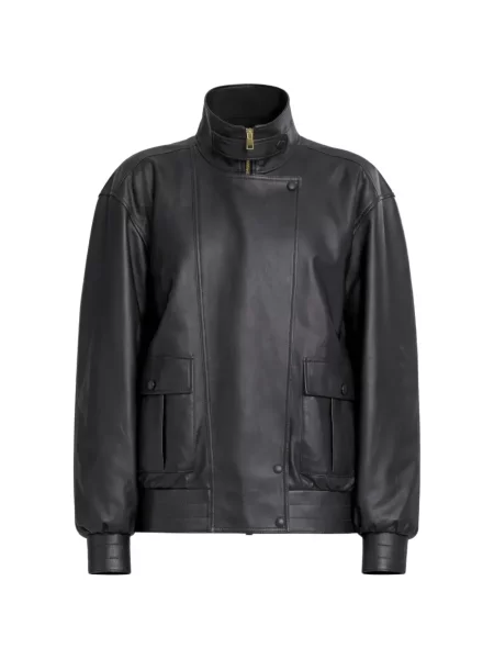 Geanta de piele Elie Saab negru