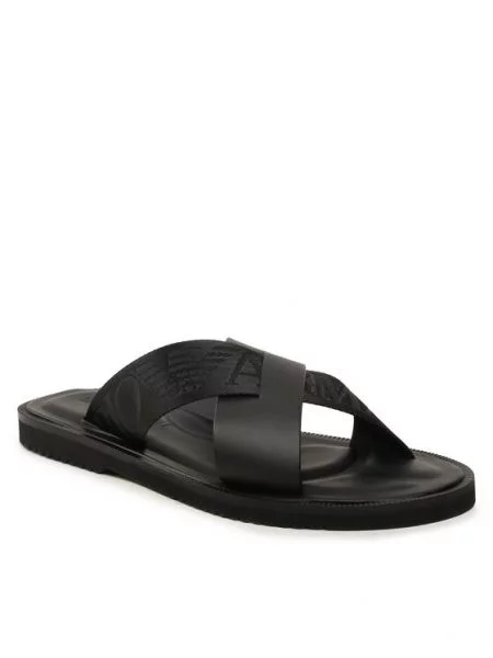 Natikači Emporio Armani črna