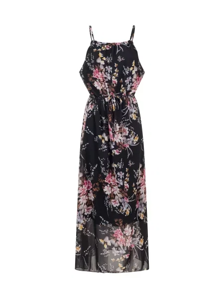 Rochie gri / oliv / rosé negru