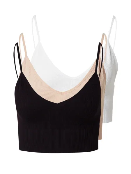 ONLY Sutien ONLVICKY pielii / negru alb
