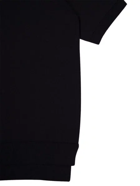 Tricou Piacenza Cashmere din cașmir scurt negru
