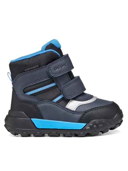 Čizme za snijeg Geox B Trekkyup Boy B Abx S crna