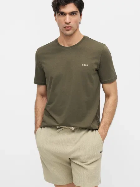 BOSS Tricou Mix&Match' verde