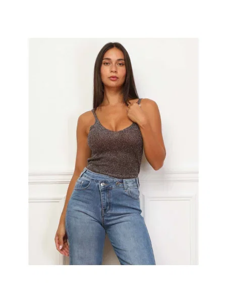 Top La Modeuse smeđa