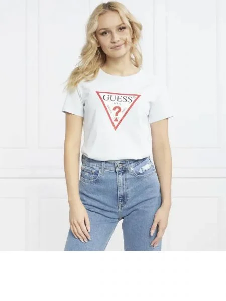 GUESS Tricou ORIGINAL albastru