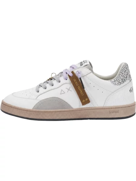 Pantofi Sun68 alb