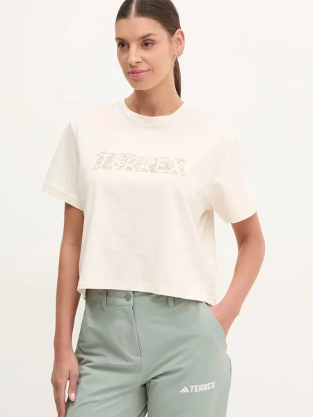 Тениска adidas TERREX Wild бежово