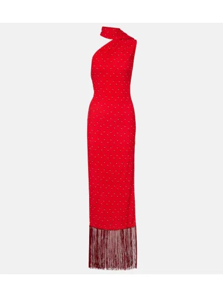 Rochie maxi Acne Studios de costum roșu