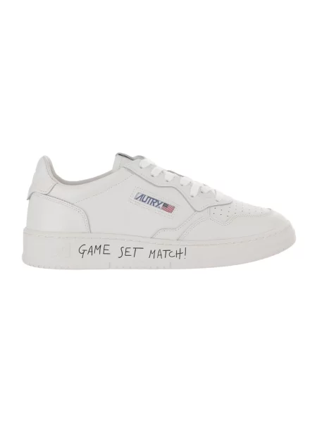 Sneakersy Autry skórzane białe