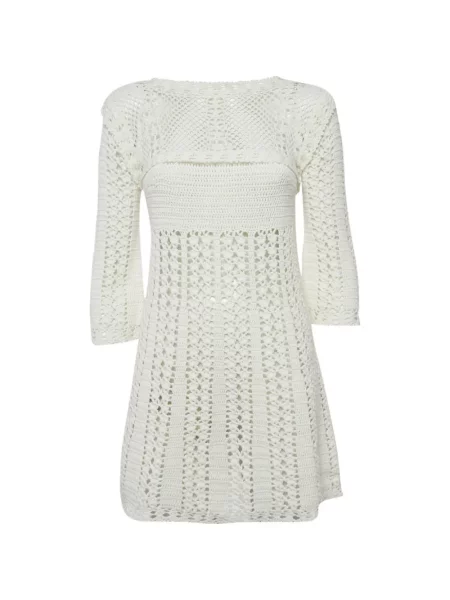 Lung rochie mini Elisabetta Franchi alb