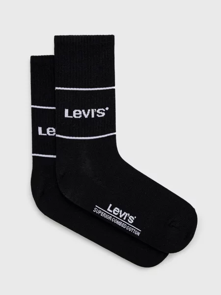 Чорапи Levi's черно