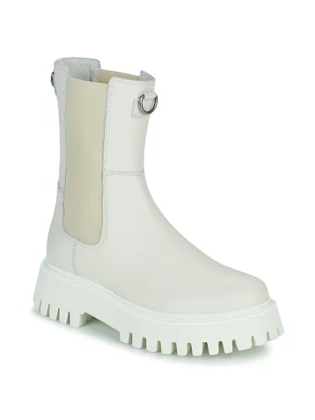 Kotníkové boty Bronx béžové