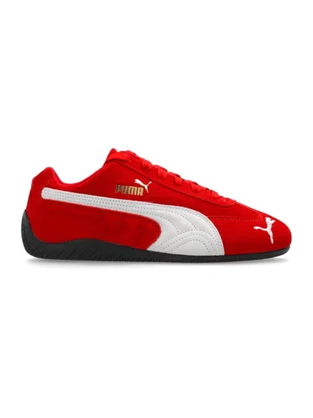 Sneakersy Puma Suede skórzane czerwone