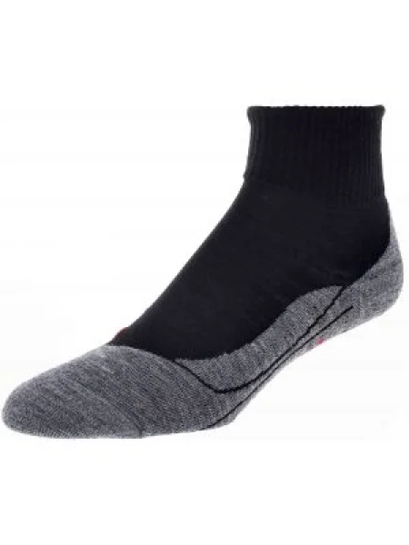 FALKE Șosete sport gri închis / negru