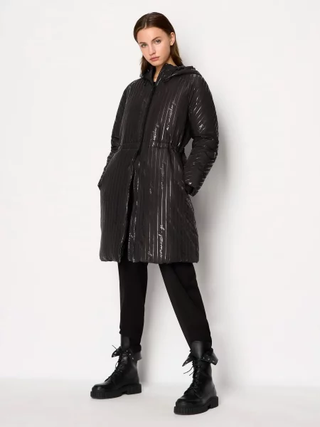 Armani Exchange Зимова куртка чорний