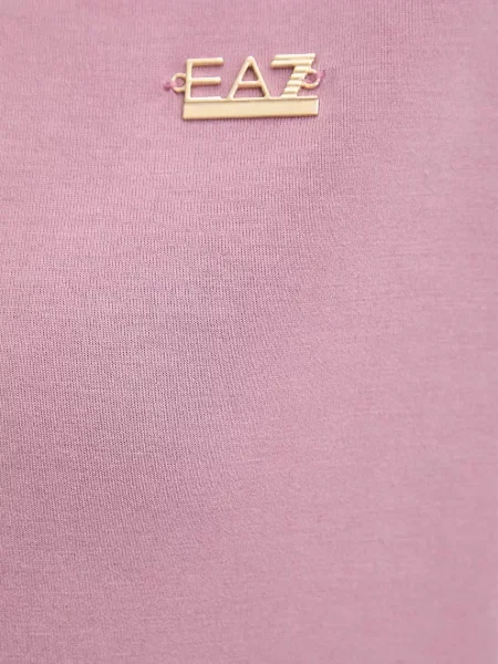 Однотонный свитер Ea7 Emporio Armani коричневый