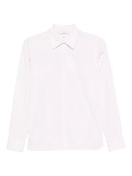 Koszula Max Mara w paski biała