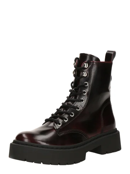 STEVE MADDEN Šnurovacie členkové čižmy Gusto burgundská