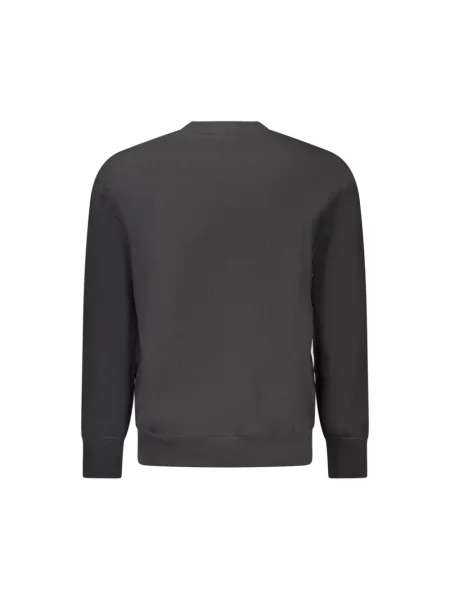 Bluza z detalem z logo i okrągłym dekoltem Calvin Klein Jeans czarna