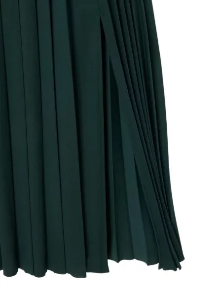 Rochie maxi Lacoste cu autograf verde
