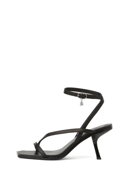 Karl Lagerfeld Sandali s paščki Karmel' črna