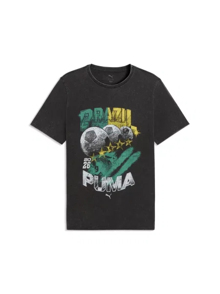 PUMA koszulka o luźnym kroju Fanpack Bespoke Akcesoria S czarny