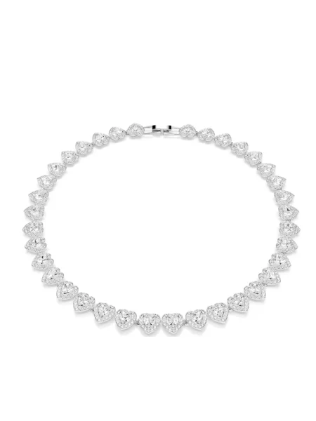 Naszyjnik Swarovski szary