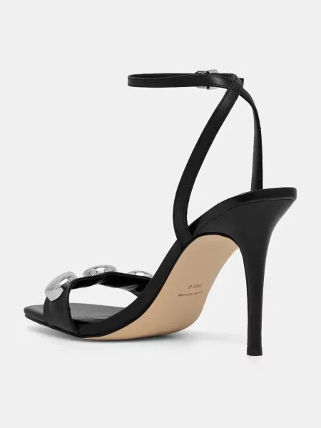 MICHAEL Michael Kors sandale de piele Liana Dome Stud Sandal negru