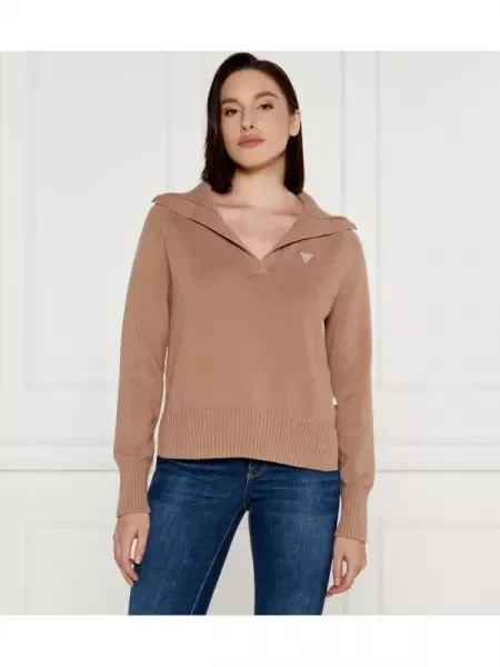 Guess Jeans Pulover galben