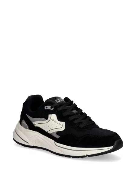 Sneakers Gant με κορδόνια με δαντέλα μαύρο