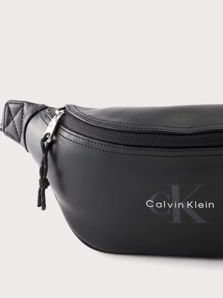 Calvin Klein Ľadvinka antracitová biela čierna