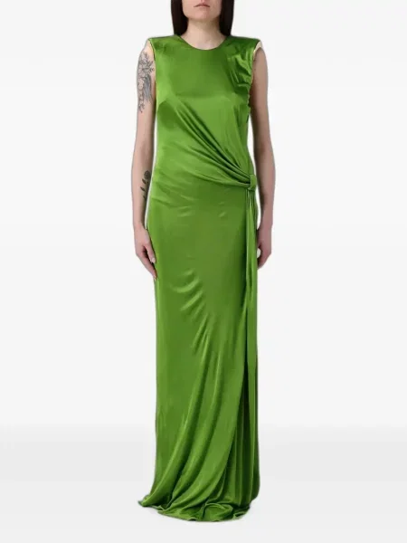 Rochie Elisabetta Franchi drapată verde