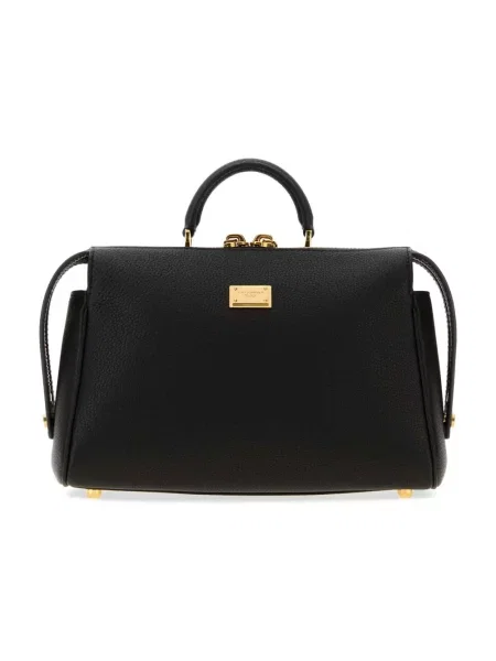 Torebka Dolce And Gabbana skórzana czarna