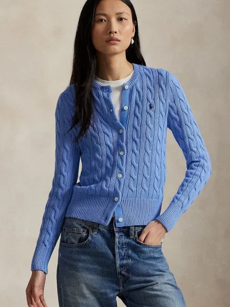 Polo Ralph Lauren Cardigan pentru femei din albastru
