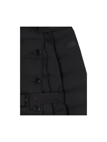 Płaszcz Burberry skórzany czarny