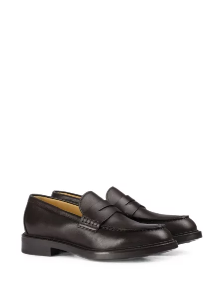 Pantofi loafer Doucal's din piele maro