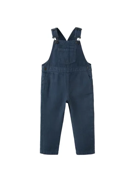 MANGO KIDS Hlače s tregerima RANDALL tamno plava