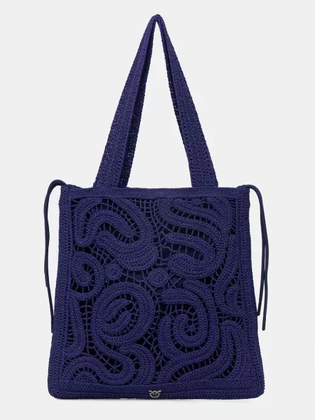 Pinko torebka tote fioletowa