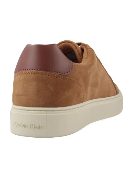 Sneakerși Calvin Klein clasici maro