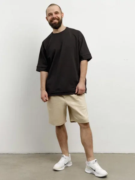 HARVEST Шорти Бавовна/еластан бежевий