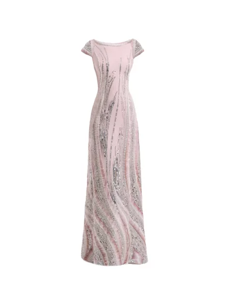 Rochie Gemy Maalouf cu paiete roz