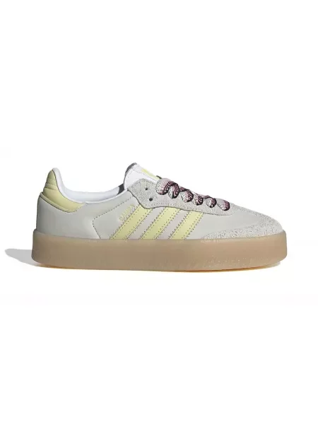 Adidas Originals sneakersy skórzane Sambae W szary