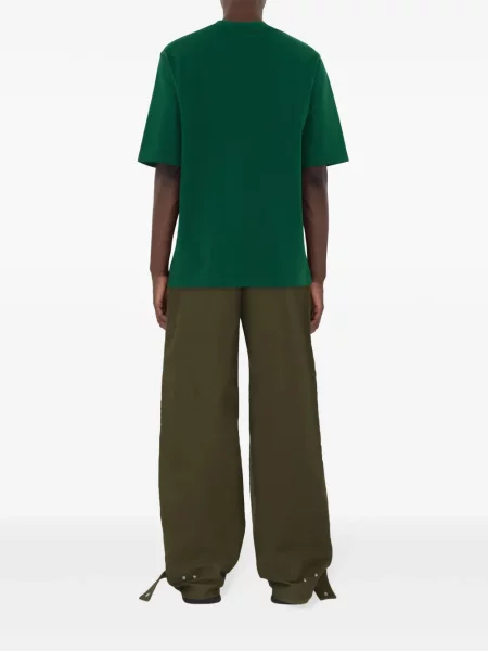 Риза Burberry бродирана зелено