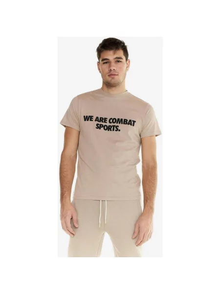 Koszulka Leone Urban Comfy krótki rękaw beżowo-czarna S czarna