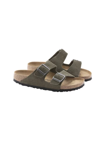 Papuci Birkenstock verde