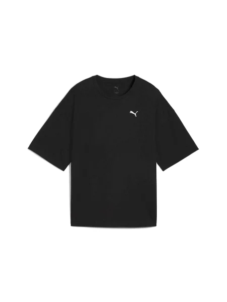 Футболка PUMA Wardrobe Ess Oversized Tee комбінований верх чорний