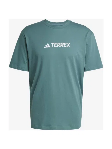 Koszulka Adidas Terrex Classic Logo krótki rękaw XS zielona